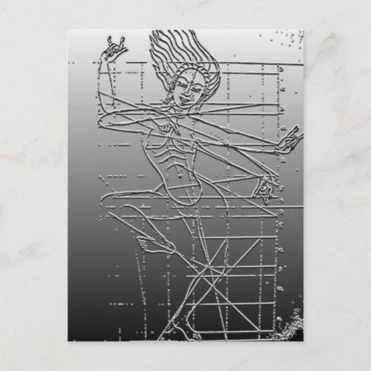 Kurukulla Sketch Briefkaart (Voorkant)