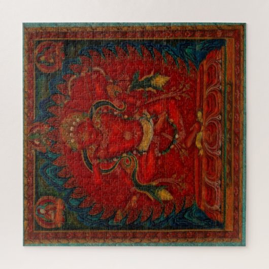 Kurukulla uit het Tibetaans boeddhisme Legpuzzel (Verticaal)