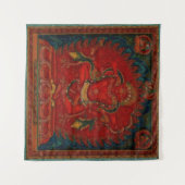 Kurukulla uit het Tibetaans boeddhisme Wandkleed (Voorkant (horizontaal))