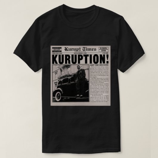 Kurupt Times Classic T-Shirt (Design voorkant)