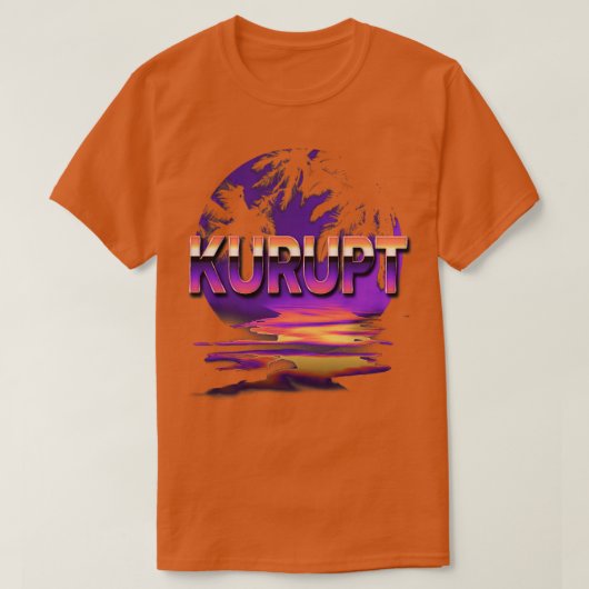 Kurupt  Trots Naam Kleurrijke Verjaardag 70s 80 T-shirt (Design voorkant)