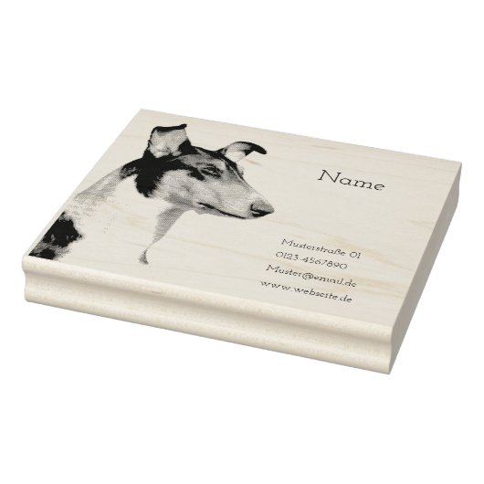 Kurzhaar Collie Rubberstempel (Stempel)