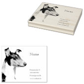 Kurzhaar Collie Rubberstempel (Gestempeld)
