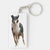 Kurzhaar Collie Sleutelhanger (achterkant)