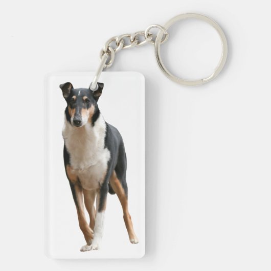 Kurzhaar Collie Sleutelhanger (achterkant)