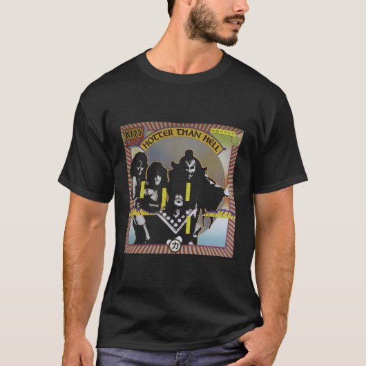Kus 1974 Hotter Than Hell T-shirt (Voorkant)