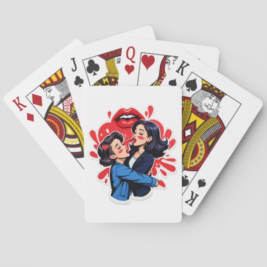 Kus Aanval!" Pokerkaarten (Achterkant)