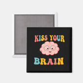 Kus Brain Sped Lerarendag Terug Naar Magneet (Voorkant / Achterkant)