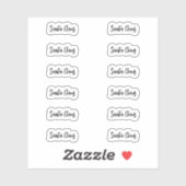 Kus-Cut Santa Claus Signature Blessings Sticker (Vel)