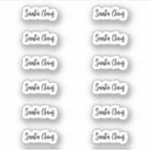 Kus-Cut Santa Claus Signature Blessings Sticker (Voorkant)