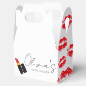 Kus de bruid af bruidsfeest bedankdoosjes (Geopend)