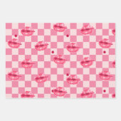 Kus de bruid Vaarwel vrijgezellenfeest cadeaus Inpakpapier Vel (Voorkant 3)