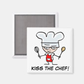 Kus de chef magneet (Voorkant / Achterkant)