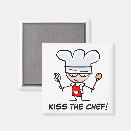 Kus de chef magneet (Voorkant / Achterkant)