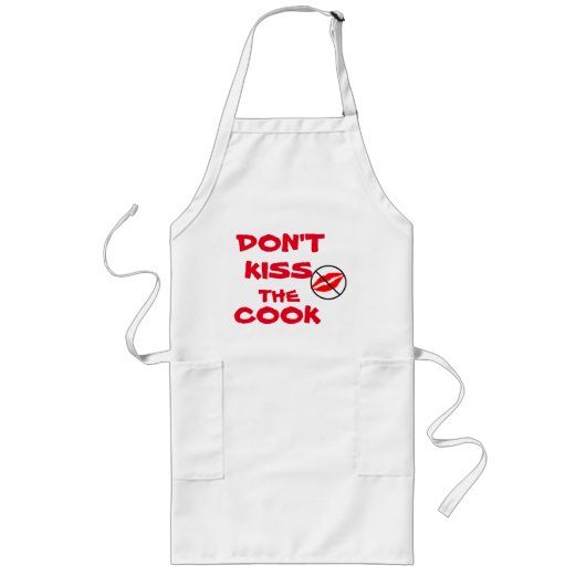 Kus de Cook Apron niet Lang Schort (Voorkant)