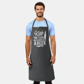 Kus de Cook en breng hem een bier Schort (Gedragen)