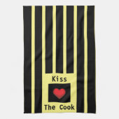 Kus de Cook Gele keukenhanddoek (Verticaal)