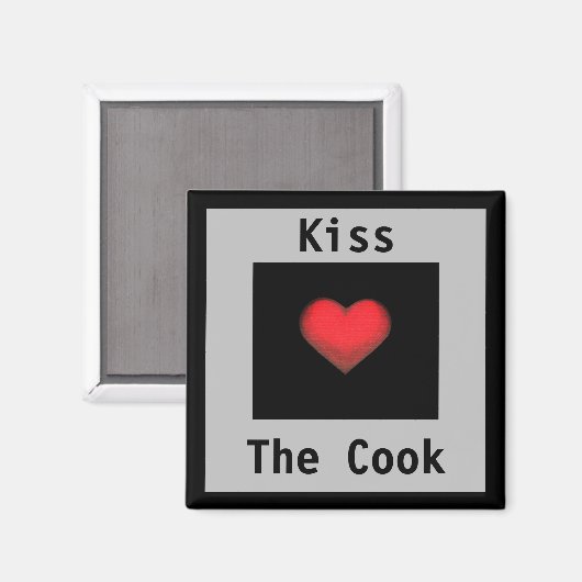 Kus de Cook Grey & Black Magnet (Voorkant / Achterkant)