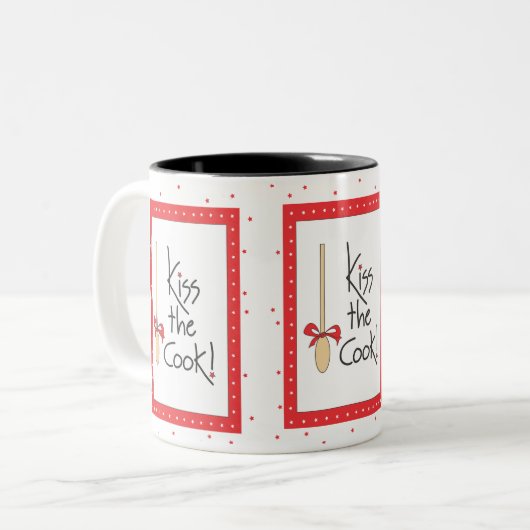 Kus de Cook! mok (Voorkant links)