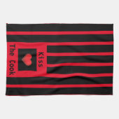 Kus de Cook Red Kitchen Towel Theedoek (Horizontaal)