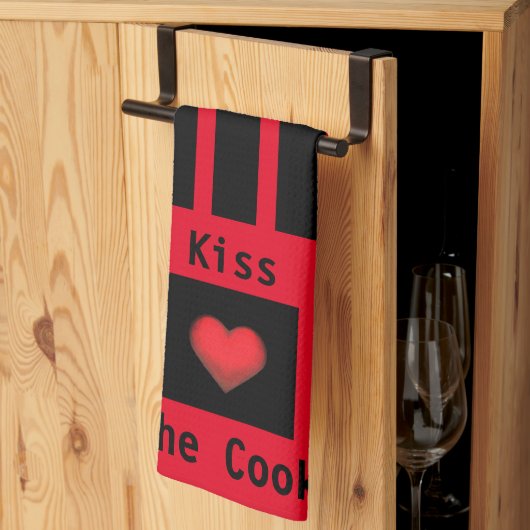 Kus de Cook Red Kitchen Towel Theedoek (Derde Gevouwen)