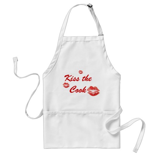 Kus de Cook! Standaard Schort (Voorkant)