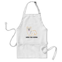 Kus de corgi apron