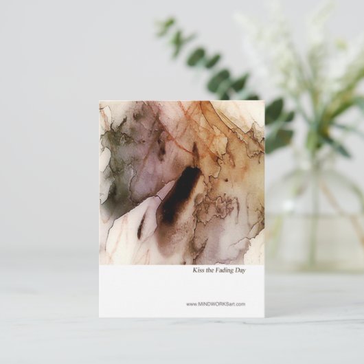 Kus de Fading Day Briefkaart (Staand voorkant)