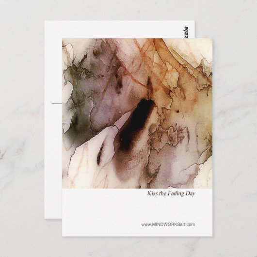 Kus de Fading Day Briefkaart (Voorkant / Achterkant)