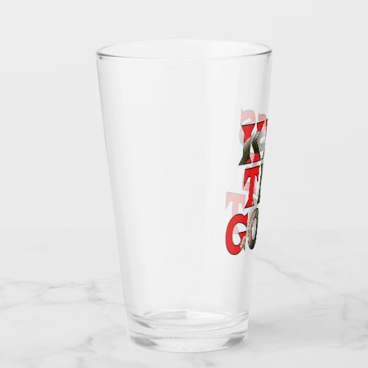 Kus de Goat Original Logo Pint Glass Glas (Rechts)
