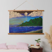 Kus de hemel hangend wandkleed (Slaapkamer)