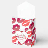 Kus de juffrouw gedag valentijnsdag bruids douche bedankdoosjes (Geopend)