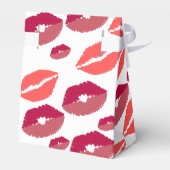 Kus de juffrouw gedag valentijnsdag bruids douche bedankdoosjes (Achterkant)