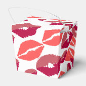 Kus de juffrouw gedag valentine bruidsfeest bedankdoosjes (Achterkant)