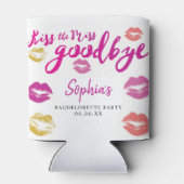 Kus de juffrouw vaarwel vrijgezellenfeest blikverk blikjeskoeler (Achterkant)