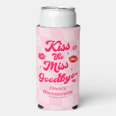 Kus de juffrouw vaarwel vrijgezellenfeest seltzer blikjeskoeler (Seltzer Voorkant)