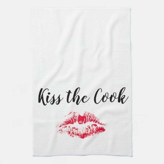 Kus de keukenhanddoek (Verticaal)