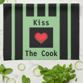 Kus de  keukenhanddoek van Cook (Gevouwen)