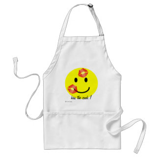 Kus de kok FACE CHRISTMAS APRON Standaard Schort