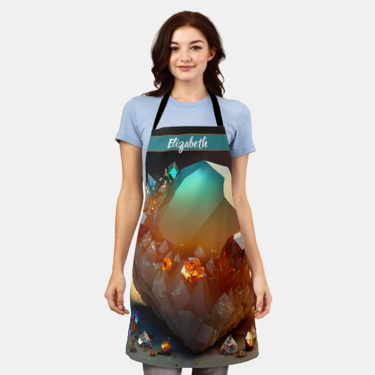 Kus de kok Food Chef Keuken BBQ Baker Crystal Schort (Gedragen)