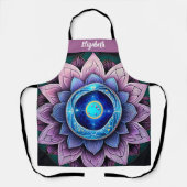 Kus de kok Food Chef Keuken BBQ Baker Lotus Schort (Voorkant)