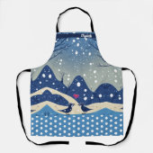 Kus de kok Food Chef Keuken BBQ Baker Winter Schort (Voorkant)