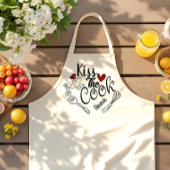 Kus de kok gepersonaliseerd schort