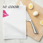 kus de kok grote lippen modern design theedoek (Quarter Fold)