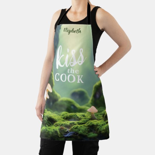Kus De Kook Voedsel Chef Keuken BBQ Baker Paddenst Schort (Insitu)