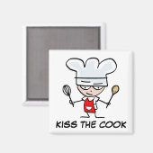 Kus de kookmagneet magneet (Voorkant / Achterkant)