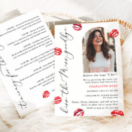 Kus de laatste kus voor Miss Hen Kaart