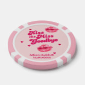 Kus de Miss Afscheid Bachelorette Meisjes reis Poker Chips (Enkel)
