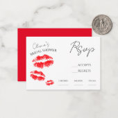 Kus de Miss Avage Rsvp Notitiekaartje (Voorkant / Achterkant in situ)