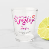 Kus de Miss Bachelorette Party Shot Glass Shot Glas (Voorkant)